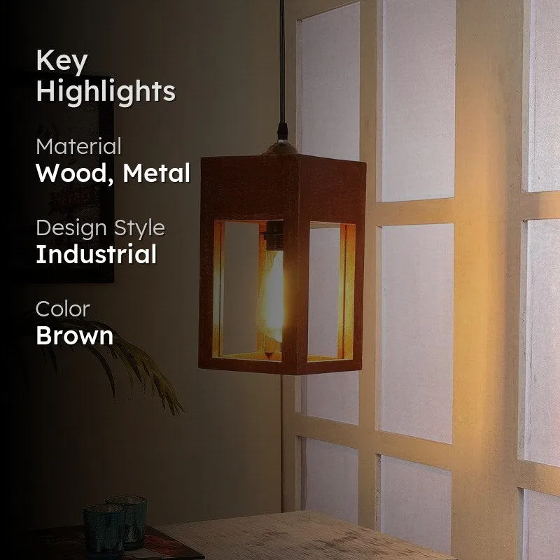 Ismera Wooden Ceiling Lamp media 2
