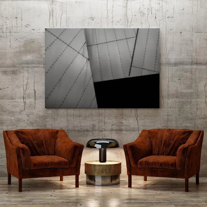 Shot Of Bolted Metal Canvas Painting - Gallery Wrap media 1
