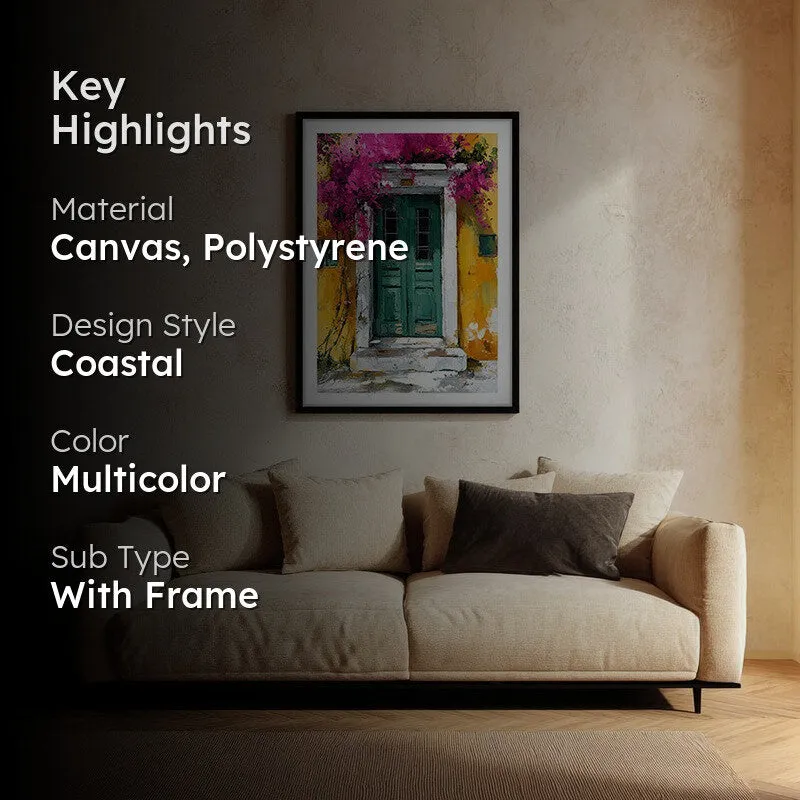 Eloria Canvas Wall Painting With Black Frame media 2