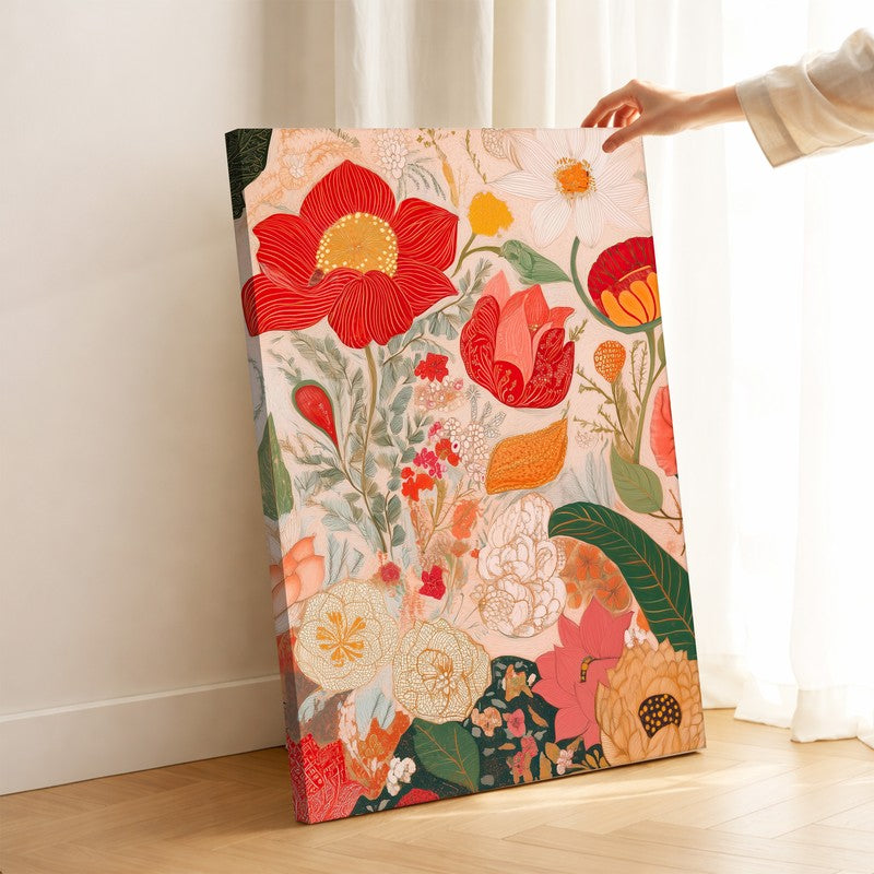 Blooming Symphony Canvas Wall Art & Paintings
