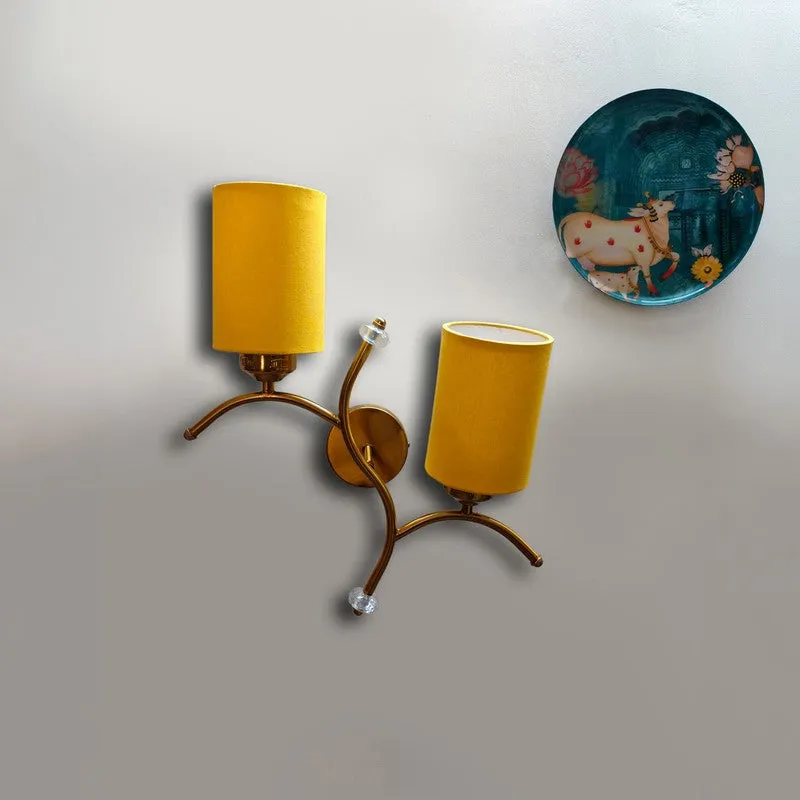 LumiBranch Dual Cotton Wall Lamp - Yellow media 3