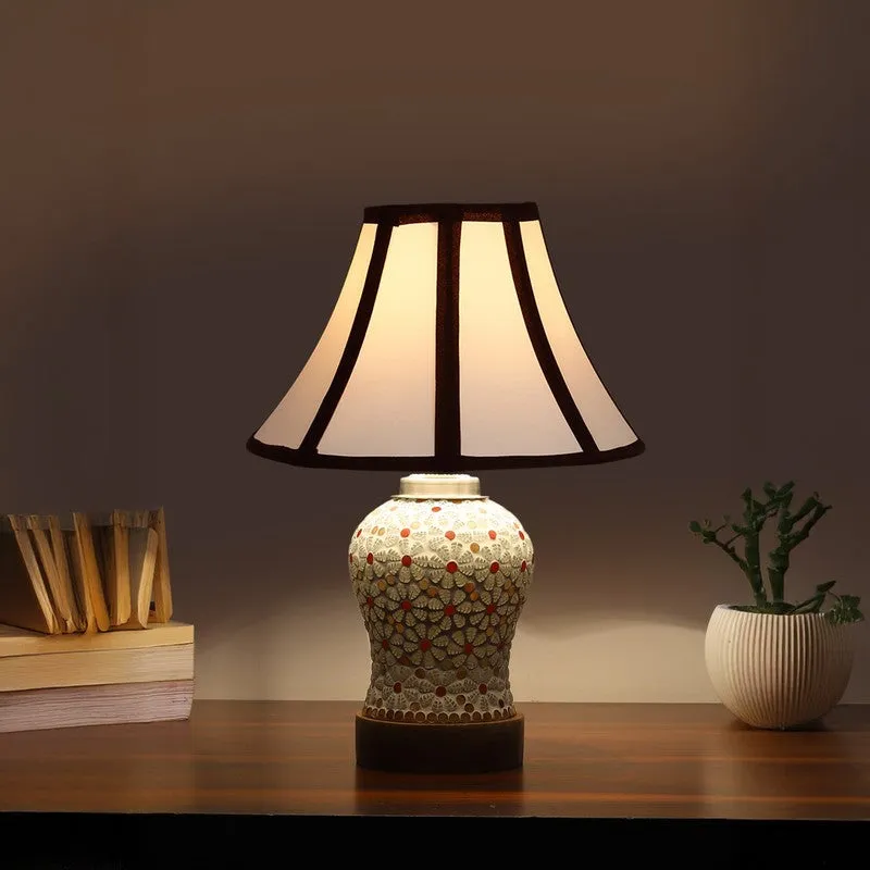 Harmyra Wooden Table Lamp - Multicolor media 1