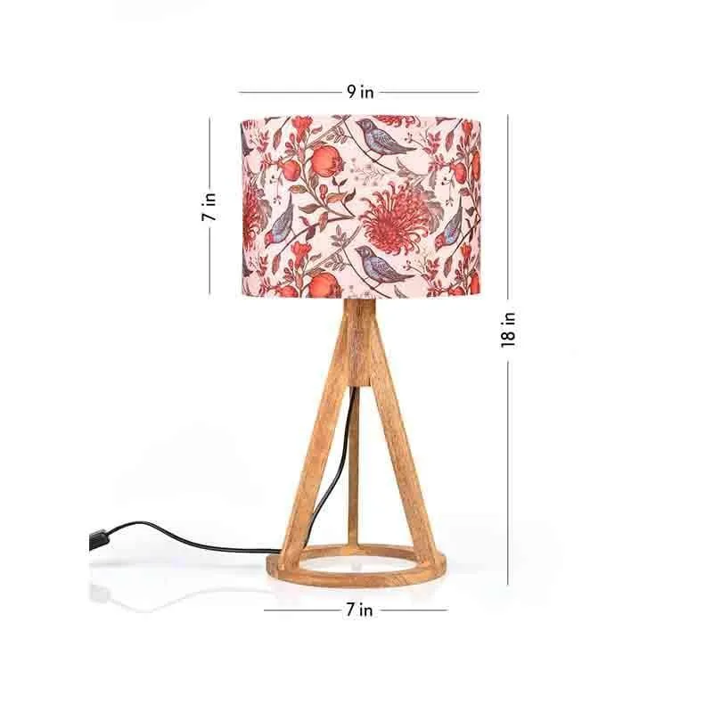 Wilding Wooden Table Lamp - Multicolor media 6