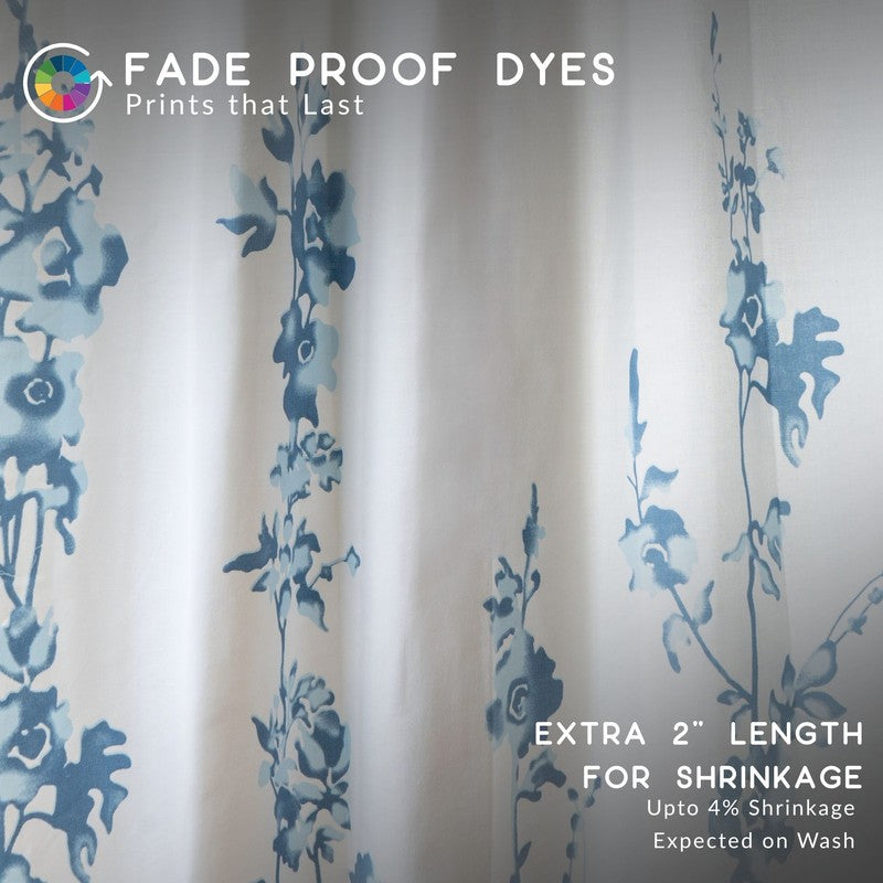 Tranquebar Home Floral Serenade Cotton Curtains - Set Of Two media 5