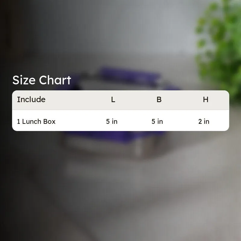 Hotserve Stainless Steel Lunch Box (Violet) - 400 mL media 7