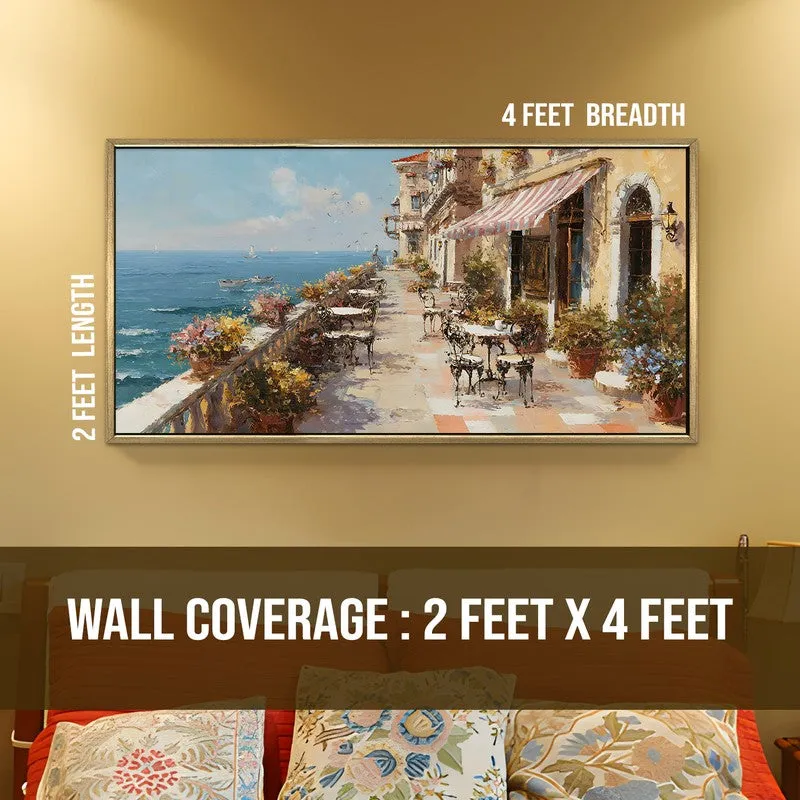 Salted Light Canvas Wall Painting With Frame media 9
