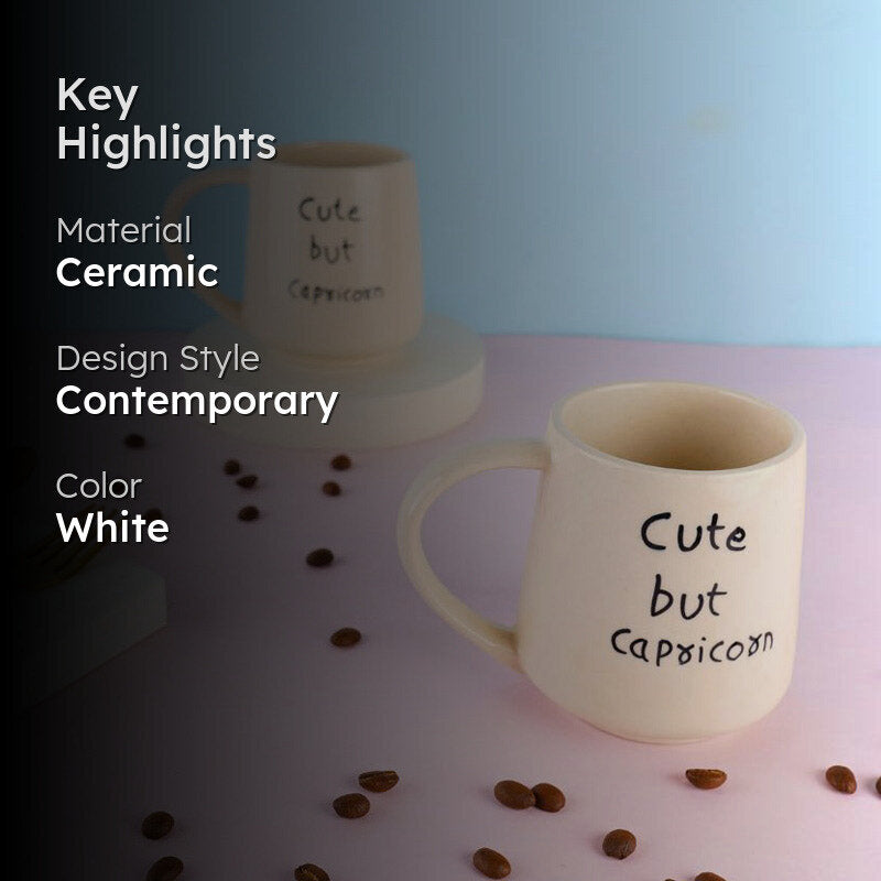 Cute But Capricorn Coffee Mug (250 mL) media 2