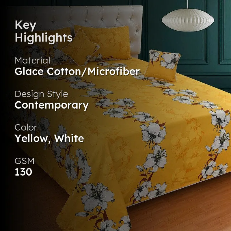 Nivatha Pompom Laced  Microfiber Bedding Set - Five Piece Set media 2