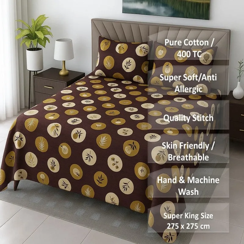 Arvion Cotton Bedsheets - 400 TC media 8