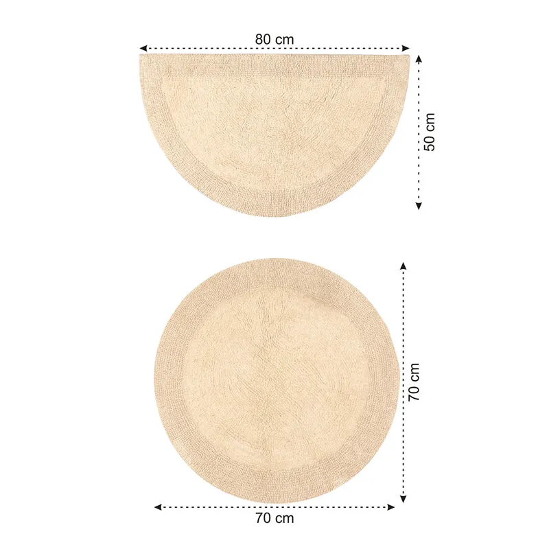 Saral Home Plush Reversible Anti-Skid Bathmat - Set Of Two media 6