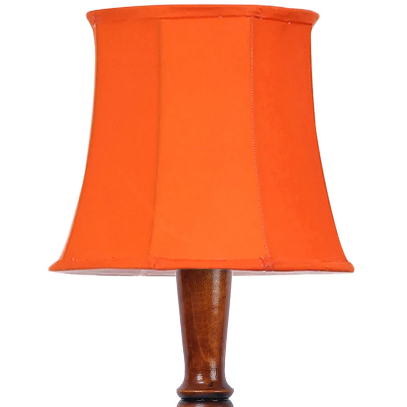 Masiya Miri Vintage Wooden Floor Lamp - Orange media 6