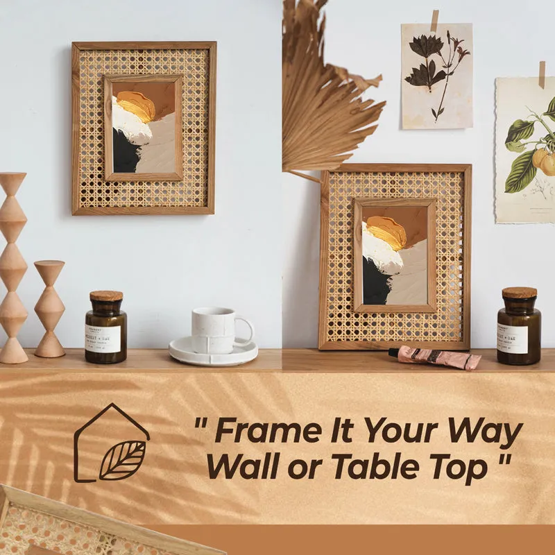 EraHold Rattan Mesh Photo Frame media 7