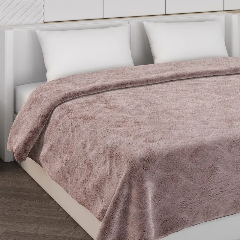 Monte Carlo Azure Bliss Blanket (Light Brown) - 1000 GSM media 5