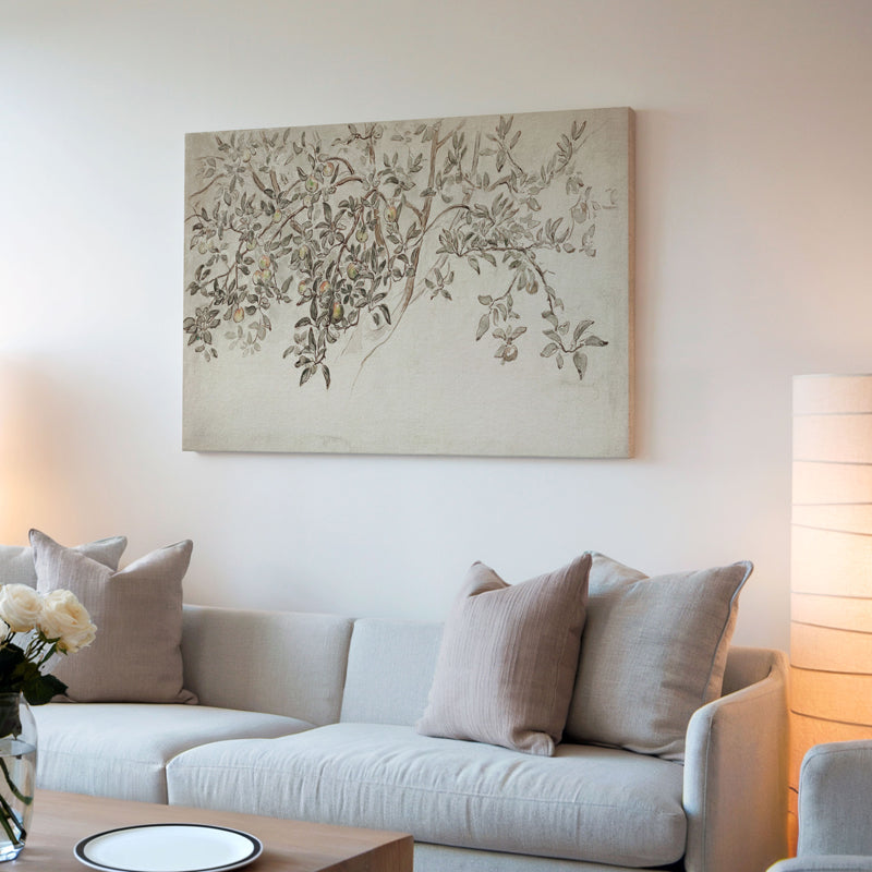 Etched Vines Wood Wall Art