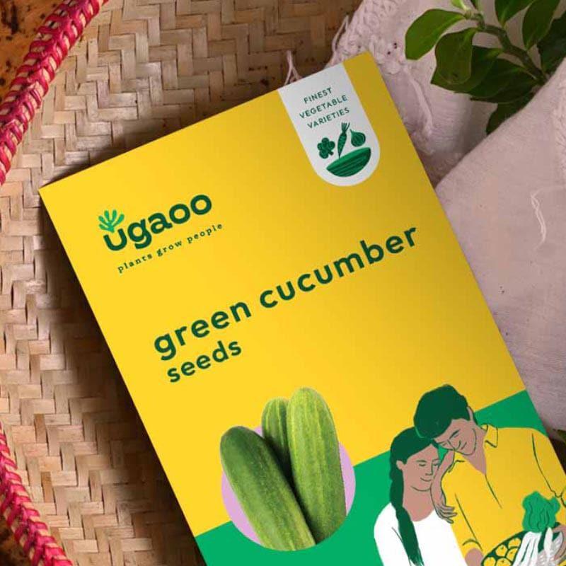 Ugaoo Green Cucumber Vegetable Seeds media 3