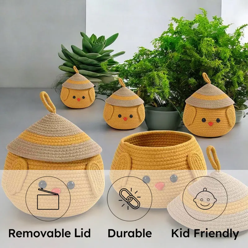 Hugsy Cotton Storage Basket media 8