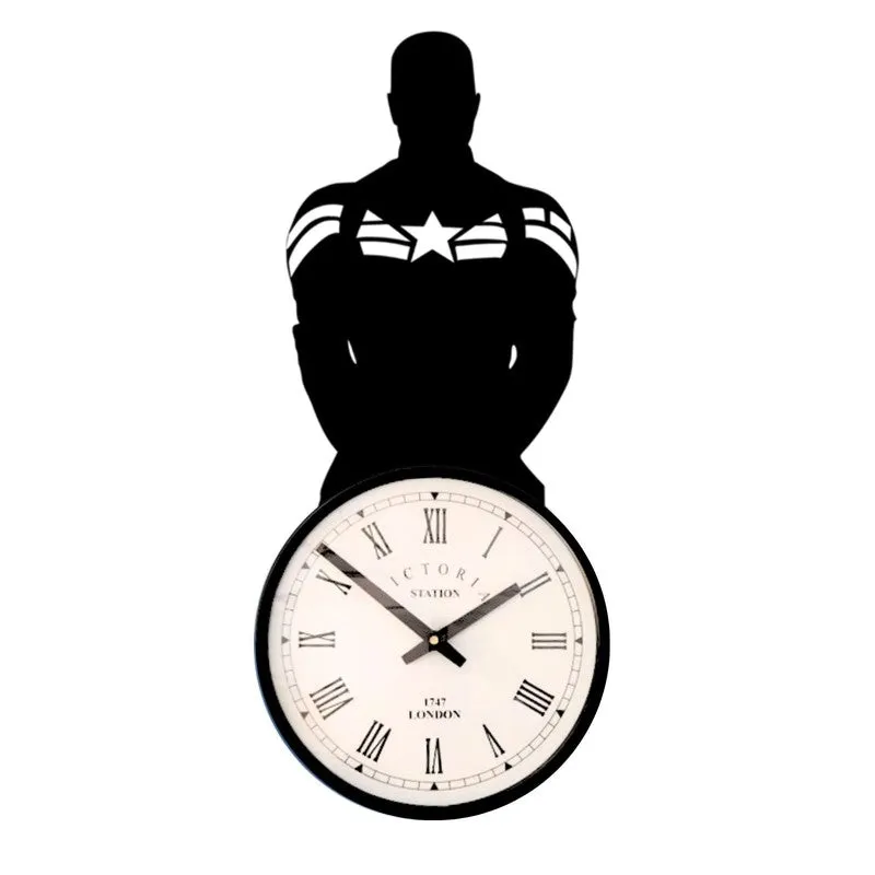 Classicdial Steel Analog Wall Clock - Black media 4