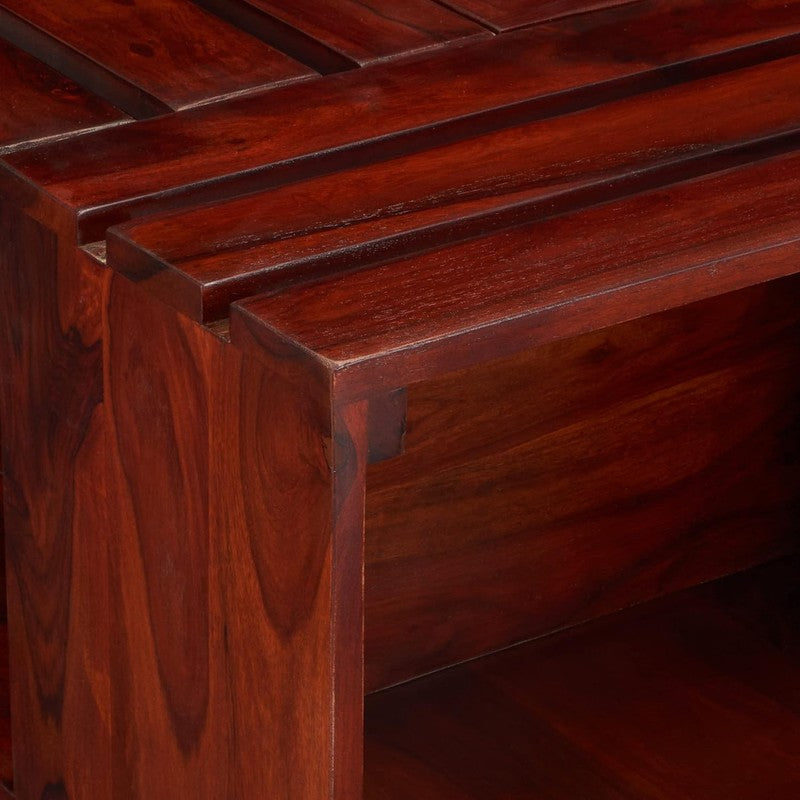Xervon Sheesham Wooden Center Table - Brown media 6