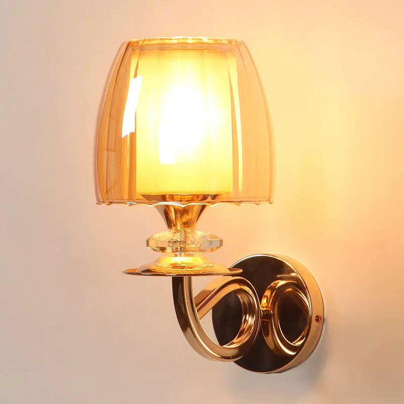 Glo Iron Wall Lamp With Glass Shade media 6