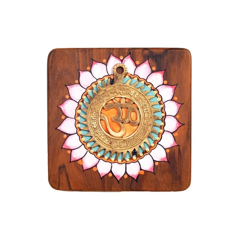 Omm Mandala Wooden Wall Accent media 3