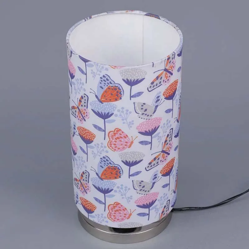 Floating Butterflies Fabric Table Lamp - Multicolor media 3