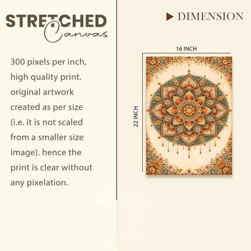 Royal Mandala Canvas Wall Art & Paintings media 9