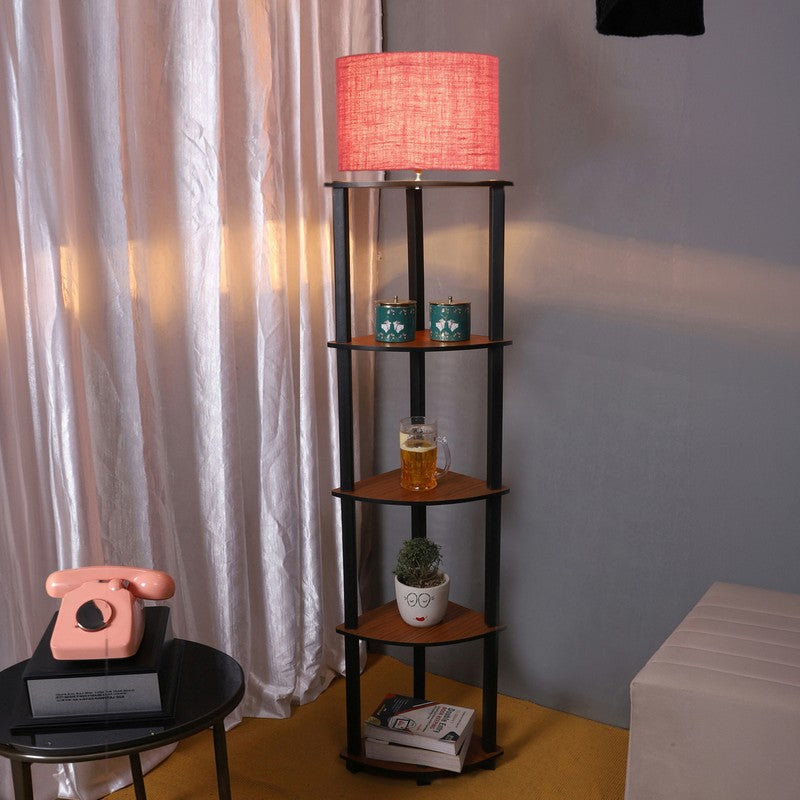 Cylindra Shimmer Floor Lamp (Pink)