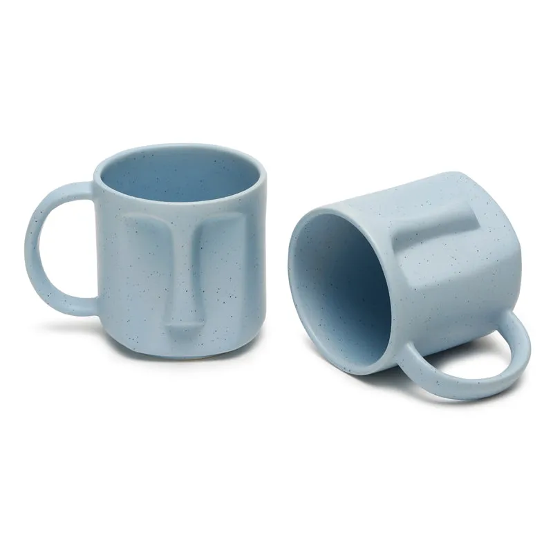 Cuppa Stoneware Coffee Mug (420 mL Each,Blue) - Set Of Two media 4