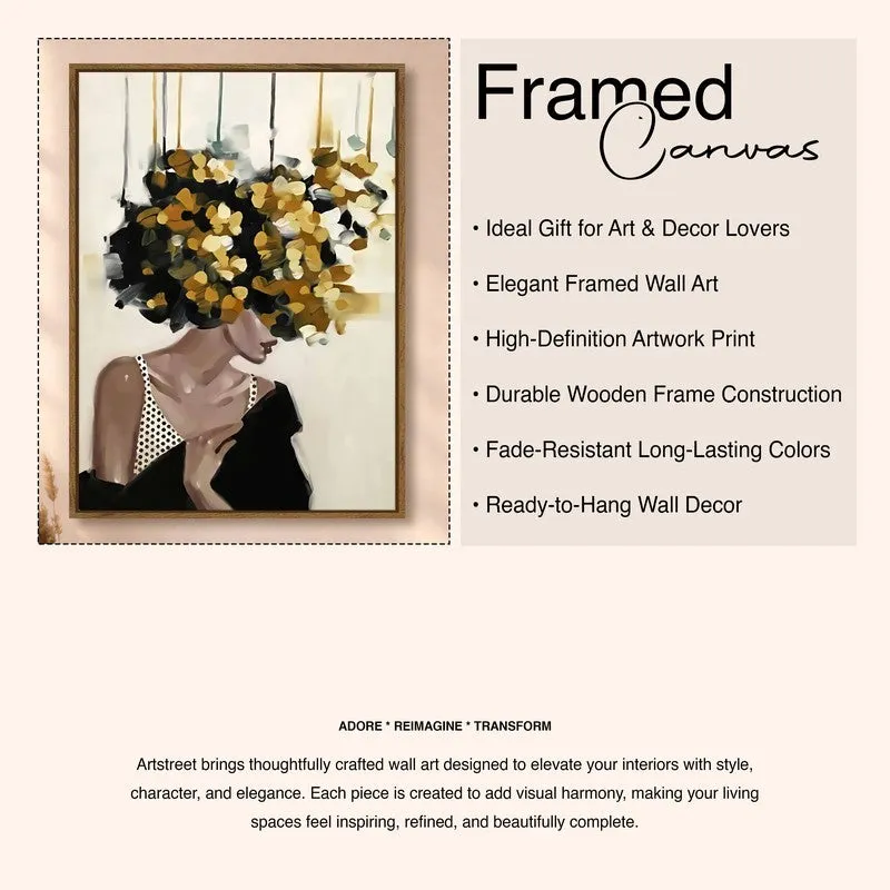 Chic Blossom Canvas Wall Art With Frame media 6