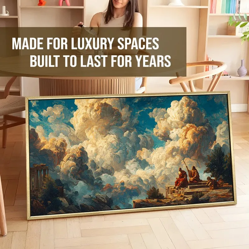 Vast Sky Canvas Wall Painting With Frame media 5