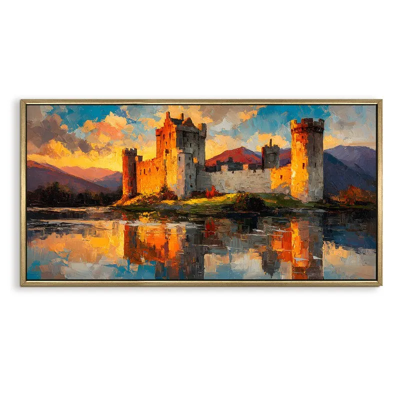Island Castle Canvas Wall Painting With Frame media 3
