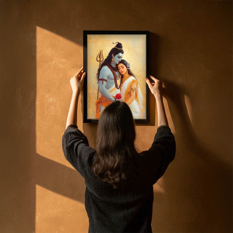 Lord Shiva and Parvati II Archival Paper Archival Paper Wall Art media 6
