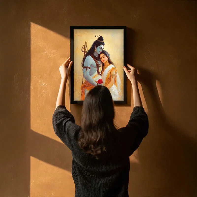 Lord Shiva and Parvati II Archival Paper Archival Paper Wall Art media 6