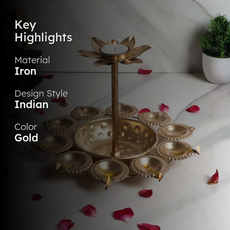Heritage Bloom Diya media 2