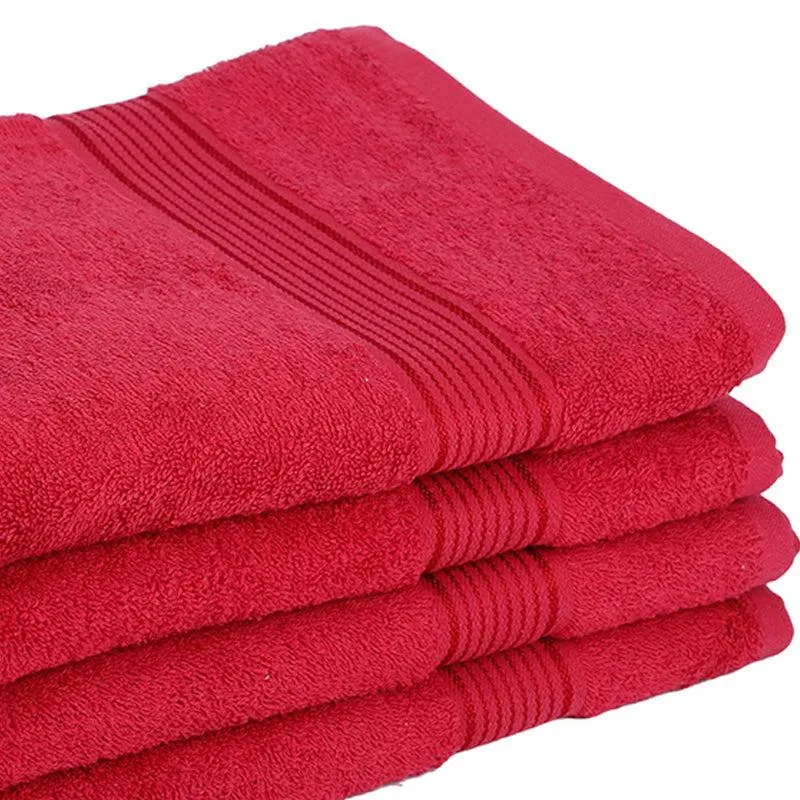 Bodil Bath Towel (Red) - Set Of Four media 3
