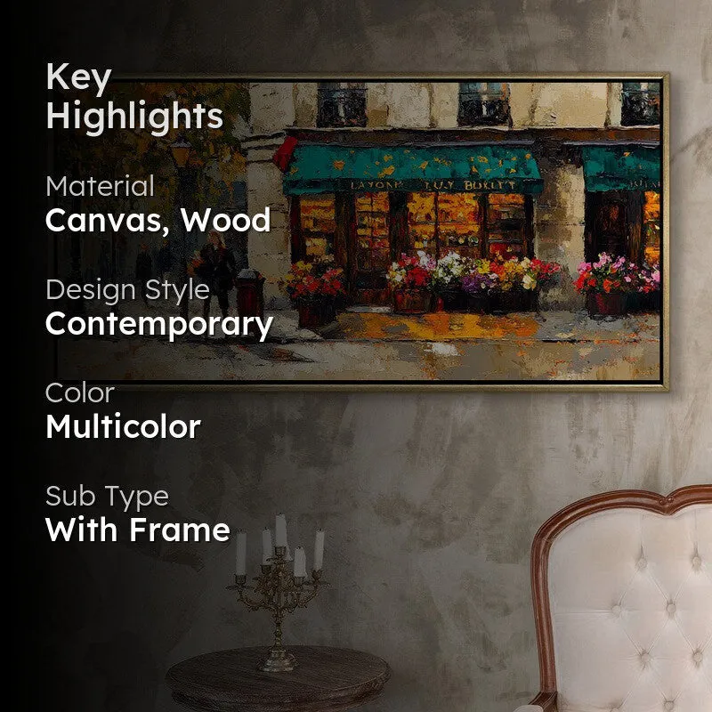 Boutique Bindings Canvas Wall Painting With Frame media 2