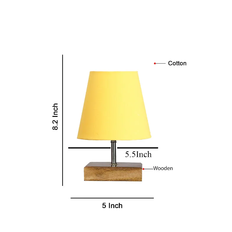 Tryda Fabric Table Lamp - Yellow,Brown media 5