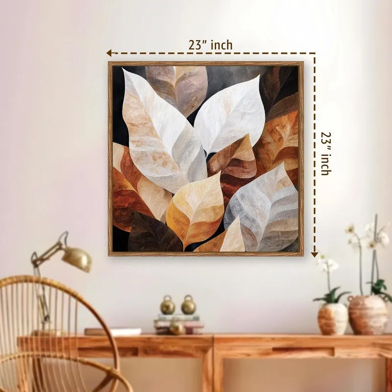 Wild Foliage Canvas Wall Art With Frame media 11