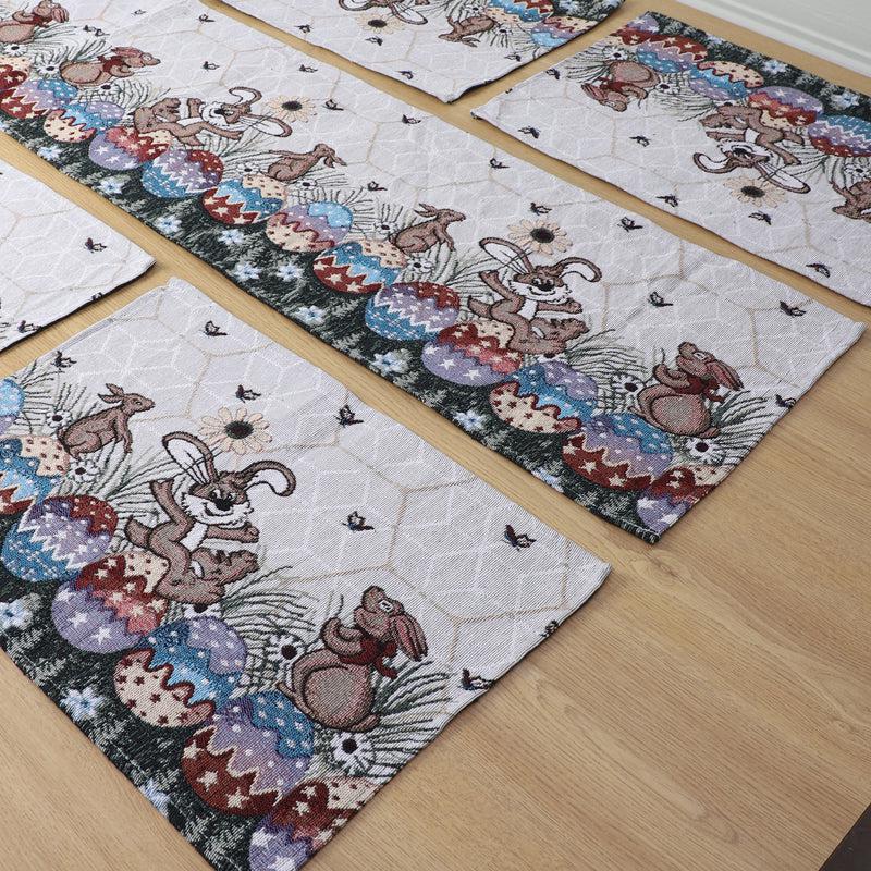 Easter Egg Table Runner & Placemat - Seven Piece Set media 5