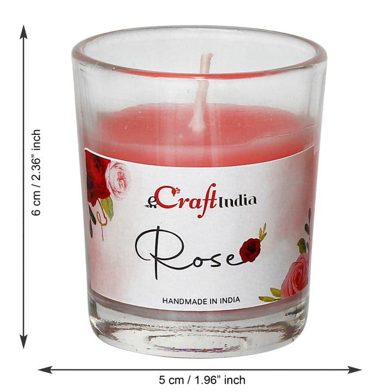 Seema Rose Scented Candle - Set Of Two media 5
