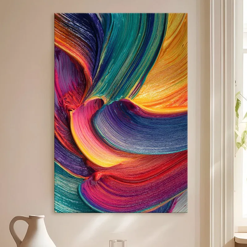 Aether Grid Abstract Canvas Wall Art media 4