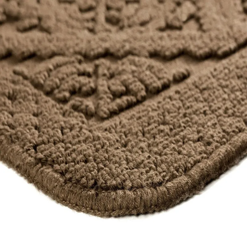 GentleStep Cotton Bath Mats (Brown) - Set of Two media 6