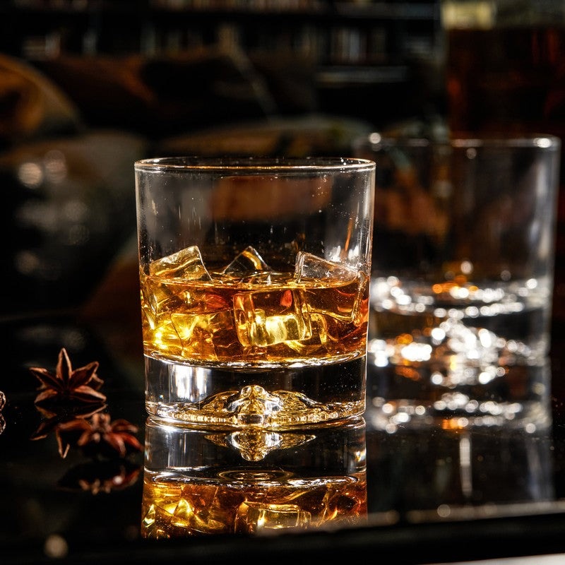 Lion Embossed Crystal Whiskey Glasses (290 mL Each) - Set Of Two media 3