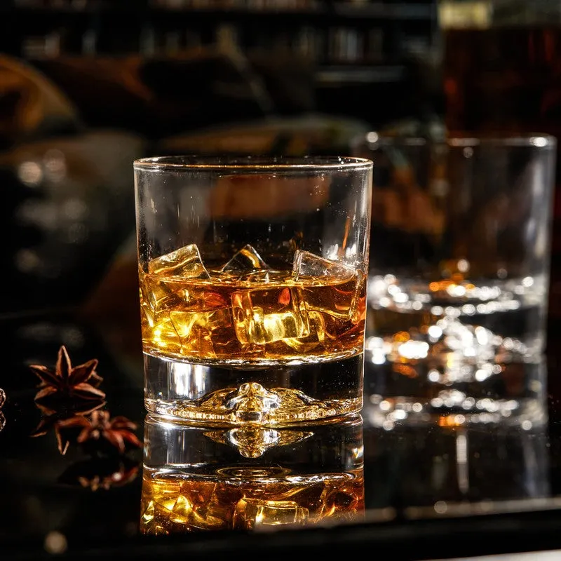 Lion Embossed Crystal Whiskey Glasses (290 mL Each) - Set Of Two media 3