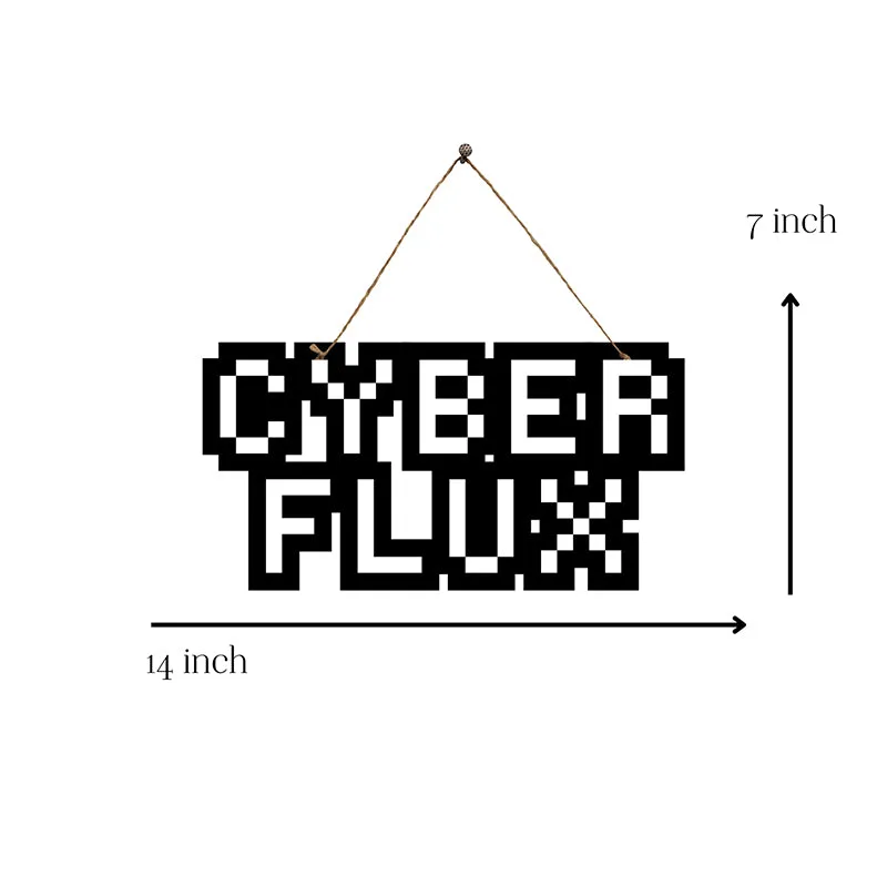 Cyber Flux Mild Steel Wall Accent media 5
