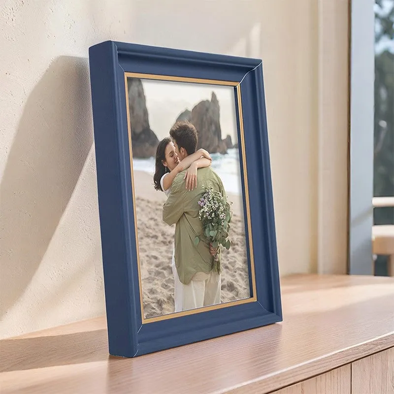 MemoRise Photo Frame - Navy Blue media 1
