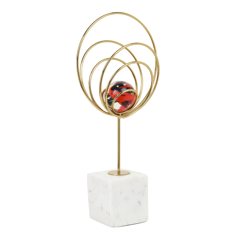 Crystal Misania Showpiece - Gold media 5