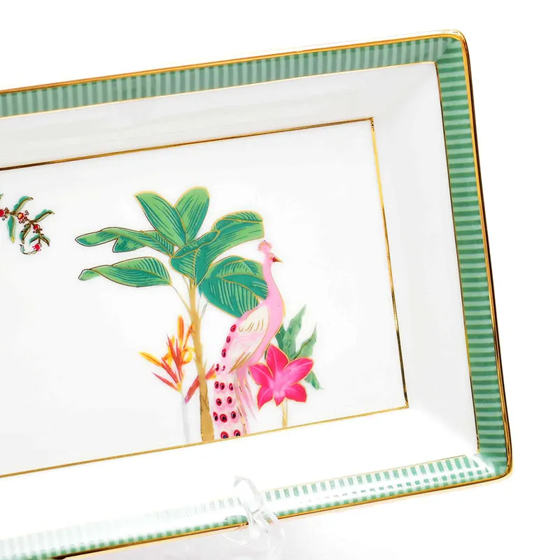 Gilded Mayura Porcelain Platter media 3