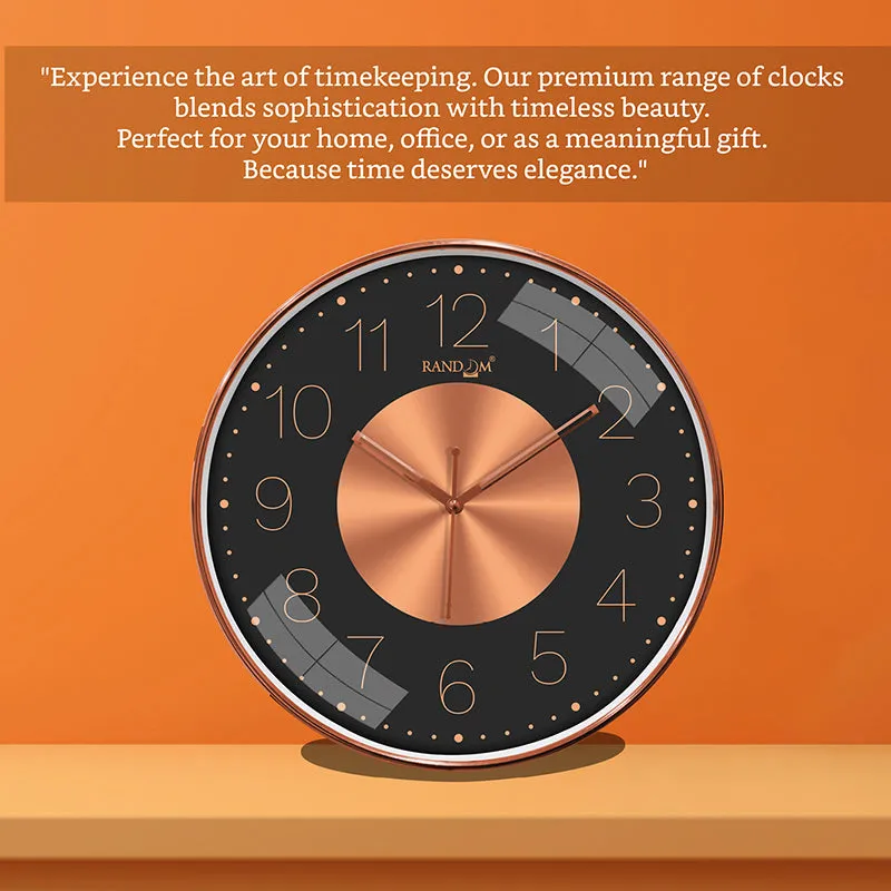 Timeless Grace Plastic Analog Wall Clock media 5