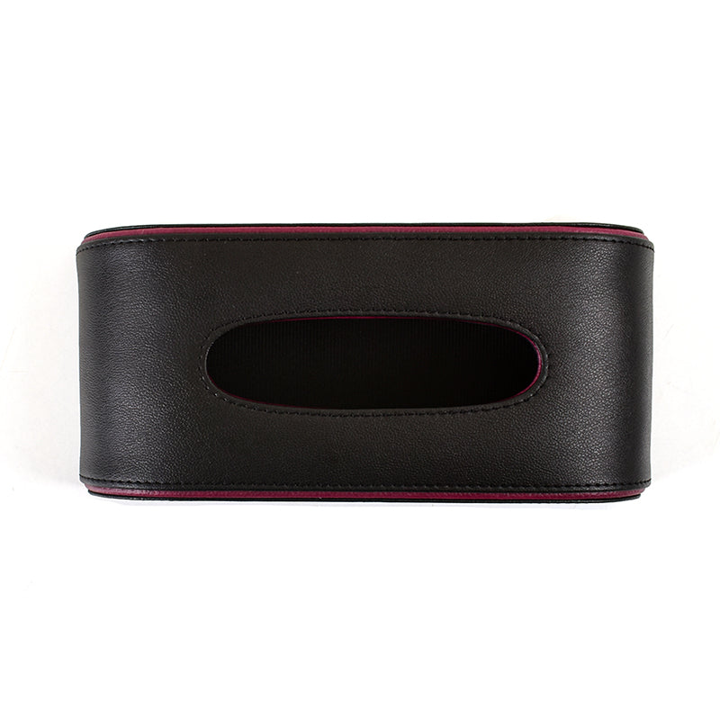 Tisca Curve Faux Leather Tissue Box - Black media 7